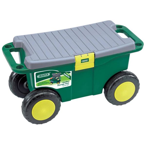Werkzeugwagen und Sitz - 56x27,2x30,4cm - Grün