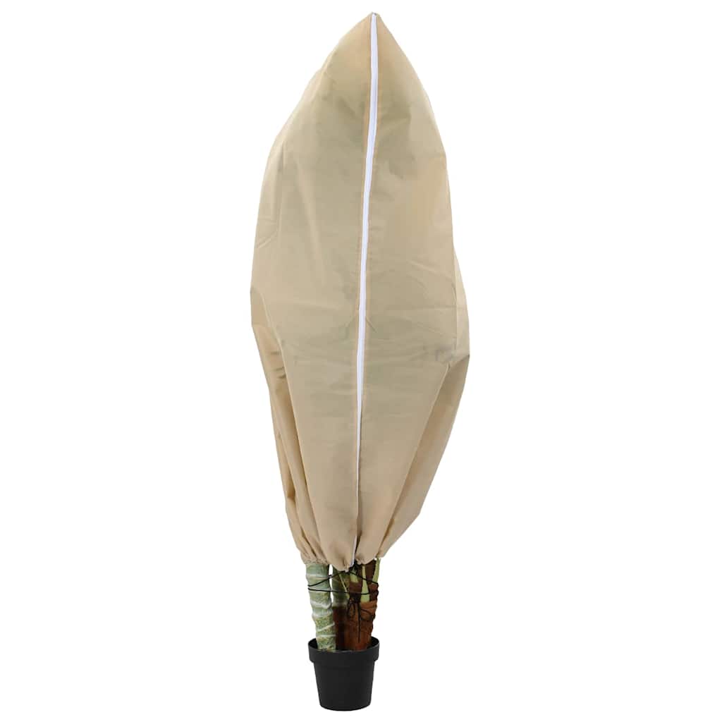 Winterschutz für Pflanzen - Beige, 1,55x1 m - Vliesstoff - 5 Stück